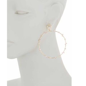 14th & Union Multi-stone Hoop Earrings